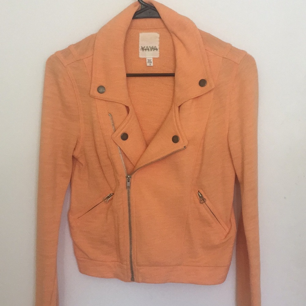Nom de Plume Orange Moto Jacket